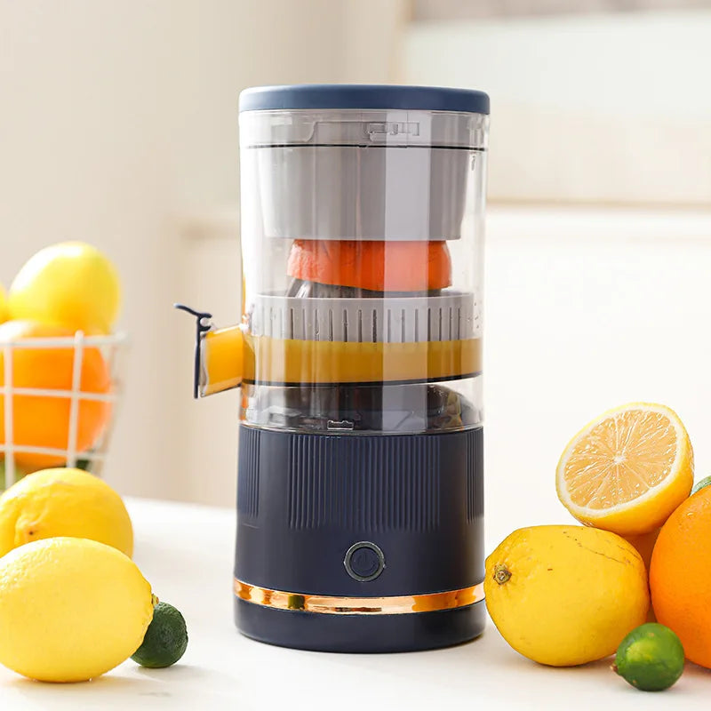 Um liquidificador mini portátil, recarregável via USB, automático e multifuncional que pode facilmente alcançar a separação de resíduos.