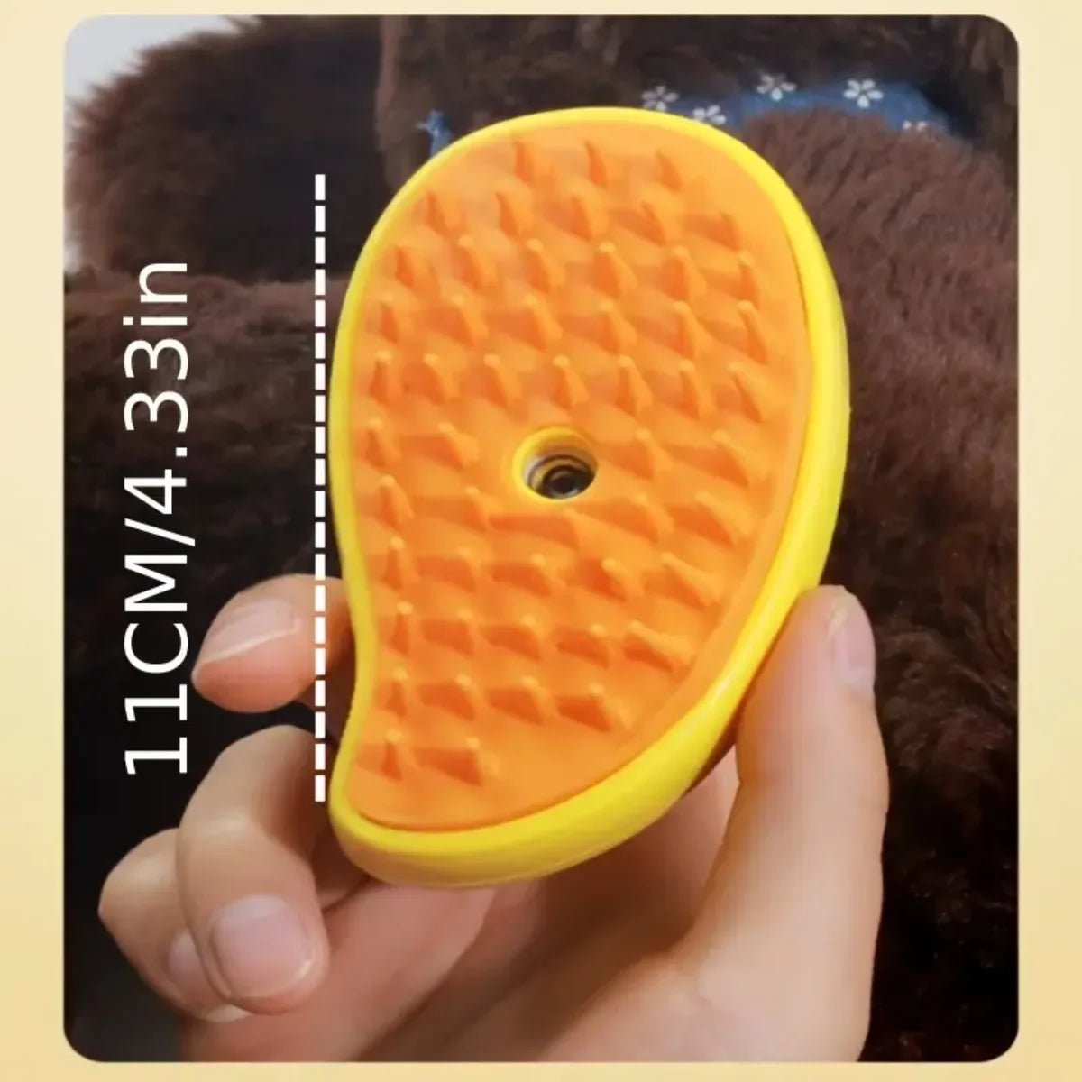Escova a vapor para cão e gato, escova elétrico para massagem, pet grooming ferramenta, 3 em 1 pente de massagem