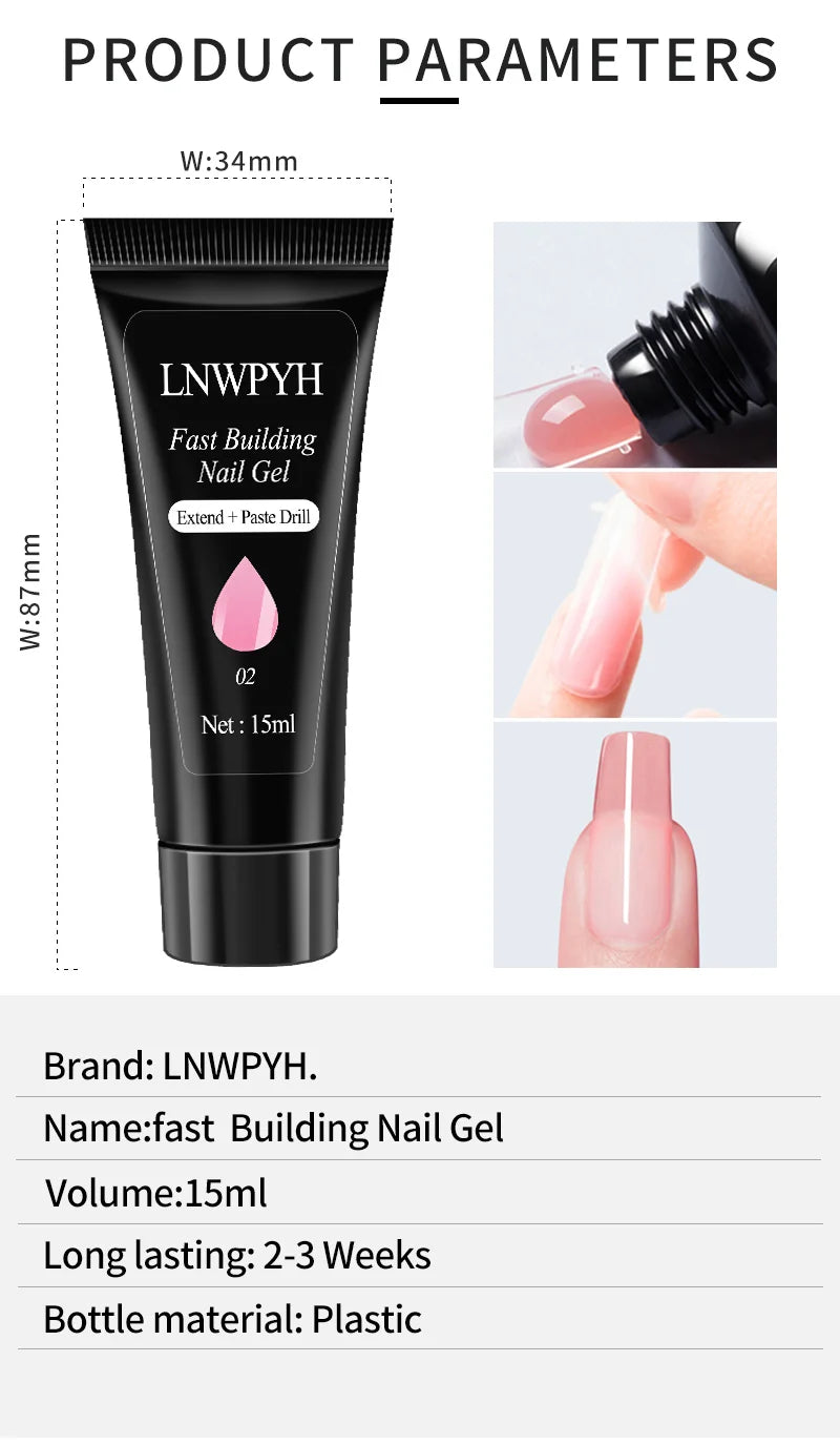 Kit de esmalte em gel com lâmpada UV para unhas, máquina elétrica de furadeira para unhas, kit de base e acabamento para unhas em gel Soak Off