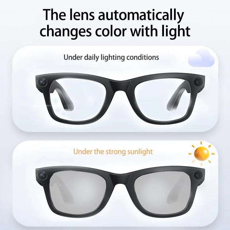 Xiaomi 4K Smart AI Glasses 800W pixel AI Shooting Camera HD Photo Video Voice Call Translation Waterproof Bluetooth AI Glasses