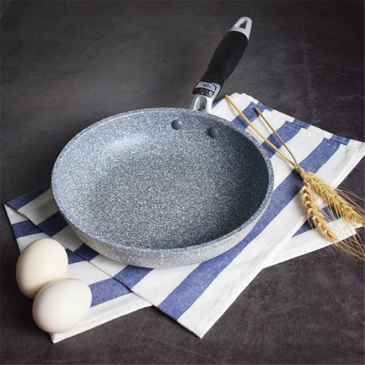 Frigideira/Wok Antiaderente 28/26/24/20 cm — Caçarola, Panela para Fogão de Indução e Gás, ideal para panquecas, ovos e uso doméstico.