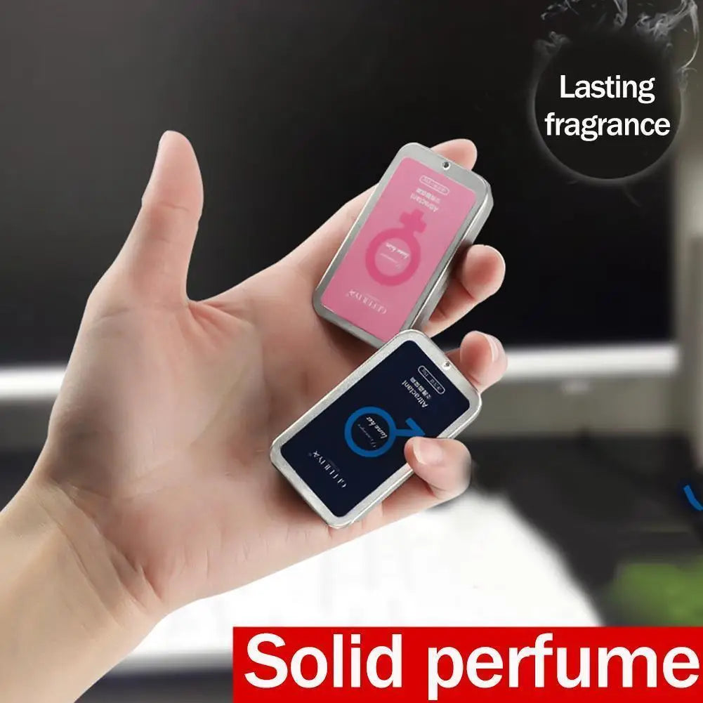 Perfume de feromônio corporal, bálsamo sólido para mulheres e homens, fragrância de bolso de longa duração, fragrância leve, perfume sólido portátil, 1/2/3 peças