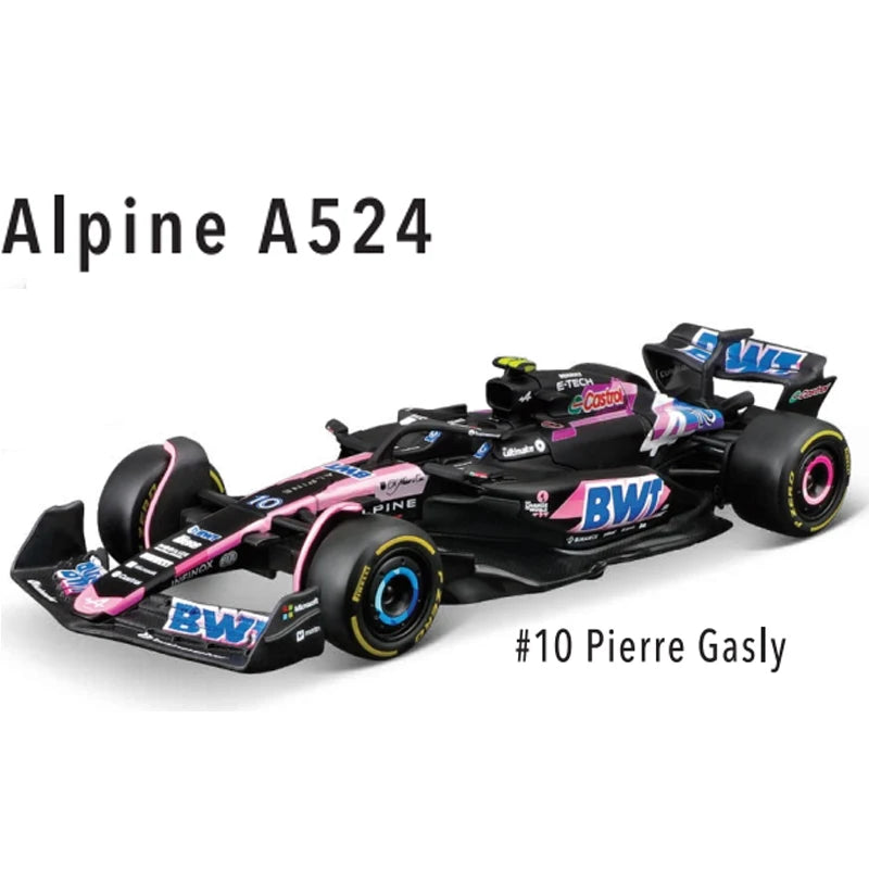 Carro de Brinquedo Mercedes-AMG Petronas F1 Team W15 2024 #44 Hamilton #63 George Russell Alloy Car Die Cast Model Toy Collectible