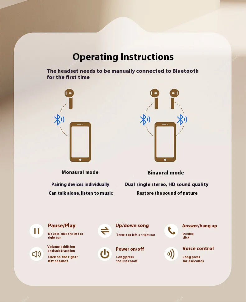 Xiaomi Wireless Bluetooth Earbuds In-Ear Noise Cancelling Secure Fit for Sports Hi-Fi Sound Long Battery Life Perfect for Life