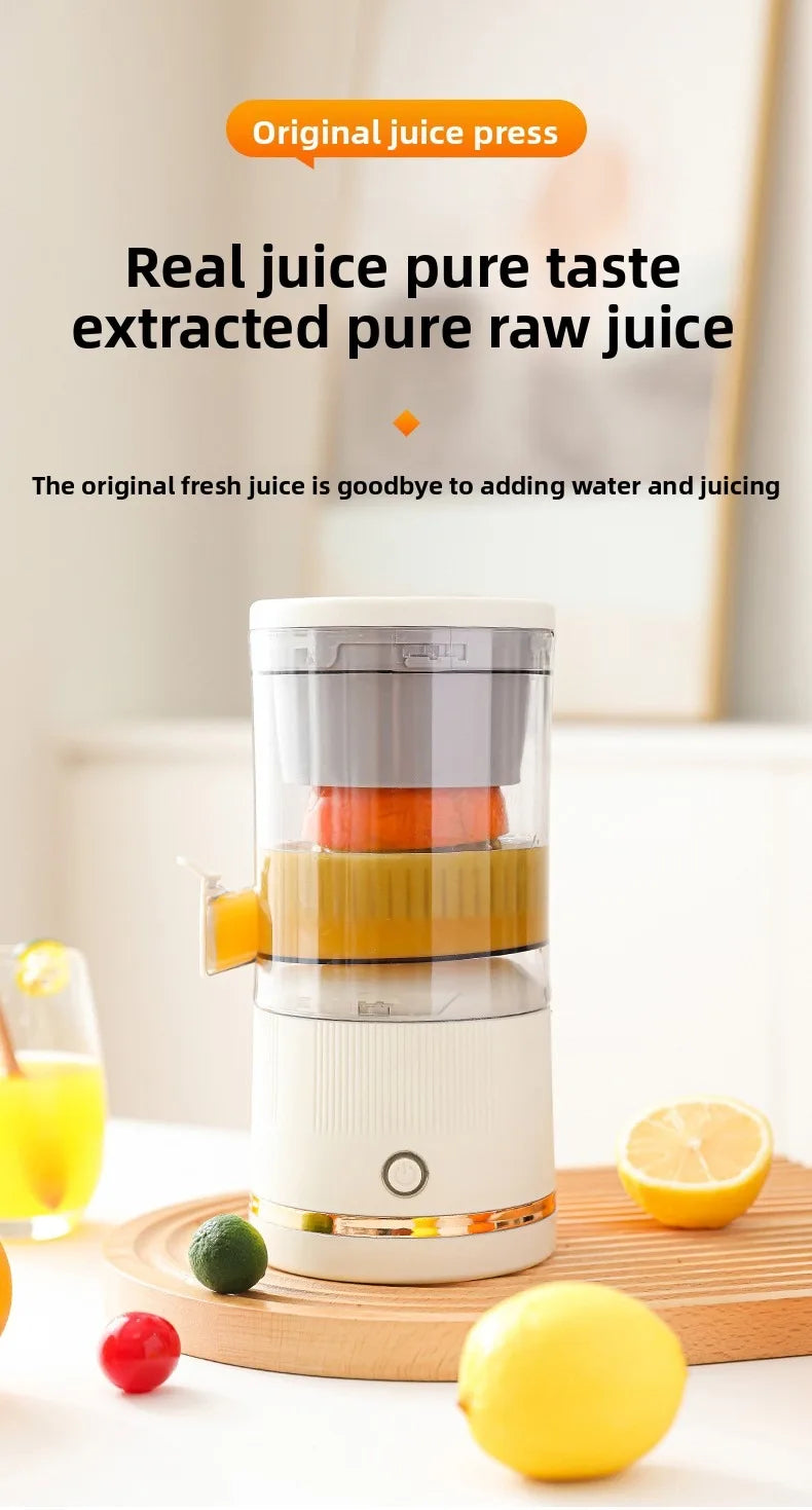 Um liquidificador mini portátil, recarregável via USB, automático e multifuncional que pode facilmente alcançar a separação de resíduos.