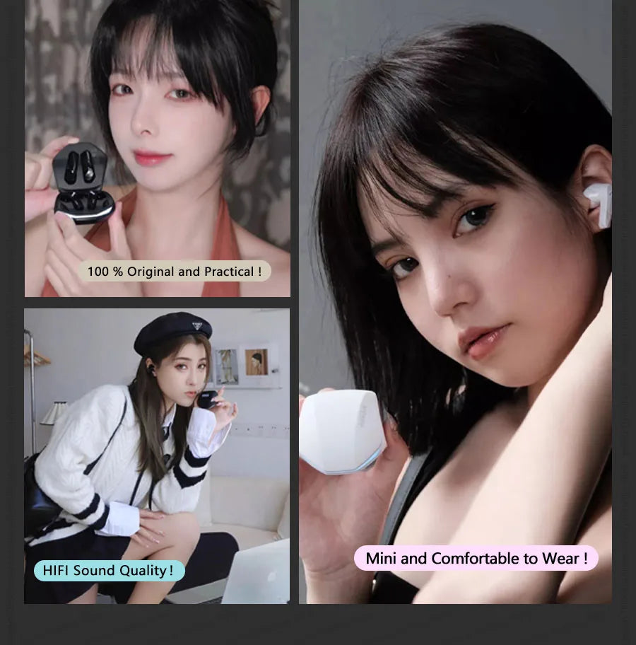 Lenovo GM2 Pro Wireless Headphones Earphones Bluetooth Touch Control Noise Reduction Stereo Earbuds Headsets for Xiaomi Iphone