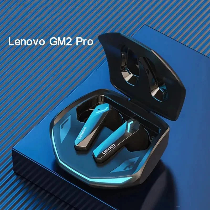Lenovo GM2 Pro Wireless Headphones Earphones Bluetooth Touch Control Noise Reduction Stereo Earbuds Headsets for Xiaomi Iphone