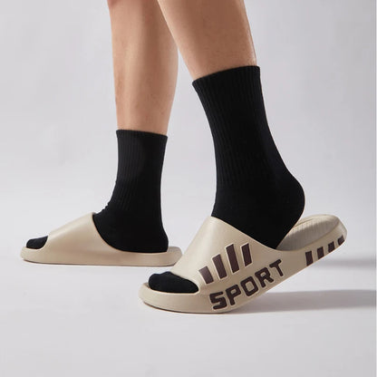 Chinelos masculinos de verão — modelo fashion para uso interno e externo, sandálias estilo flip-flop, sola grossa, antiderrapante, ideais para praia, banho e lazer.