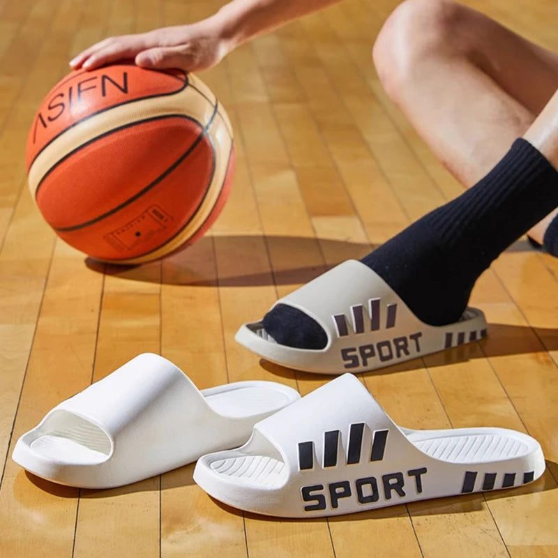 Chinelos masculinos de verão — modelo fashion para uso interno e externo, sandálias estilo flip-flop, sola grossa, antiderrapante, ideais para praia, banho e lazer.