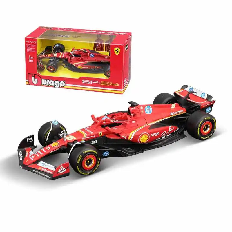 Carro de Brinquedo Mercedes-AMG Petronas F1 Team W15 2024 #44 Hamilton #63 George Russell Alloy Car Die Cast Model Toy Collectible