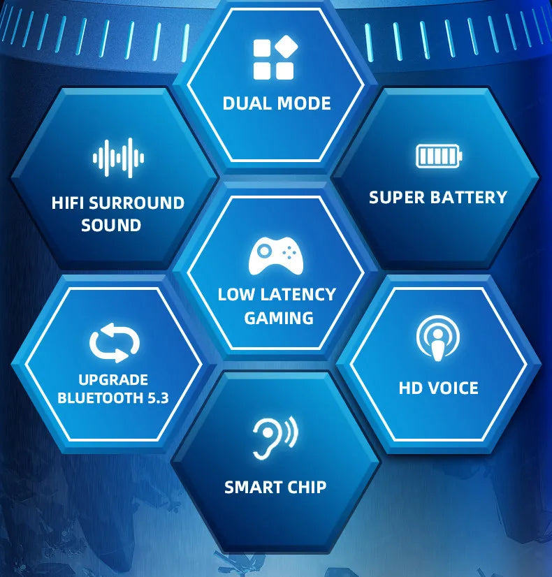 Lenovo GM2 Pro Wireless Headphones Earphones Bluetooth Touch Control Noise Reduction Stereo Earbuds Headsets for Xiaomi Iphone