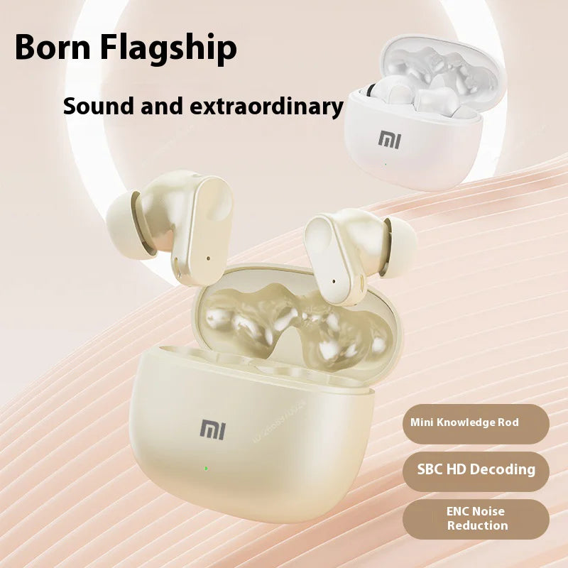 Xiaomi Wireless Bluetooth Earbuds In-Ear Noise Cancelling Secure Fit for Sports Hi-Fi Sound Long Battery Life Perfect for Life