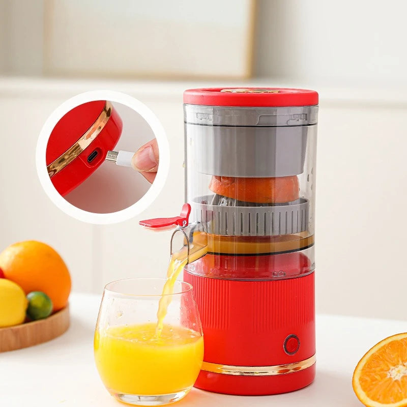 Um liquidificador mini portátil, recarregável via USB, automático e multifuncional que pode facilmente alcançar a separação de resíduos.