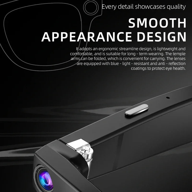 Xiaomi 4K Smart AI Glasses 800W pixel AI Shooting Camera HD Photo Video Voice Call Translation Waterproof Bluetooth AI Glasses