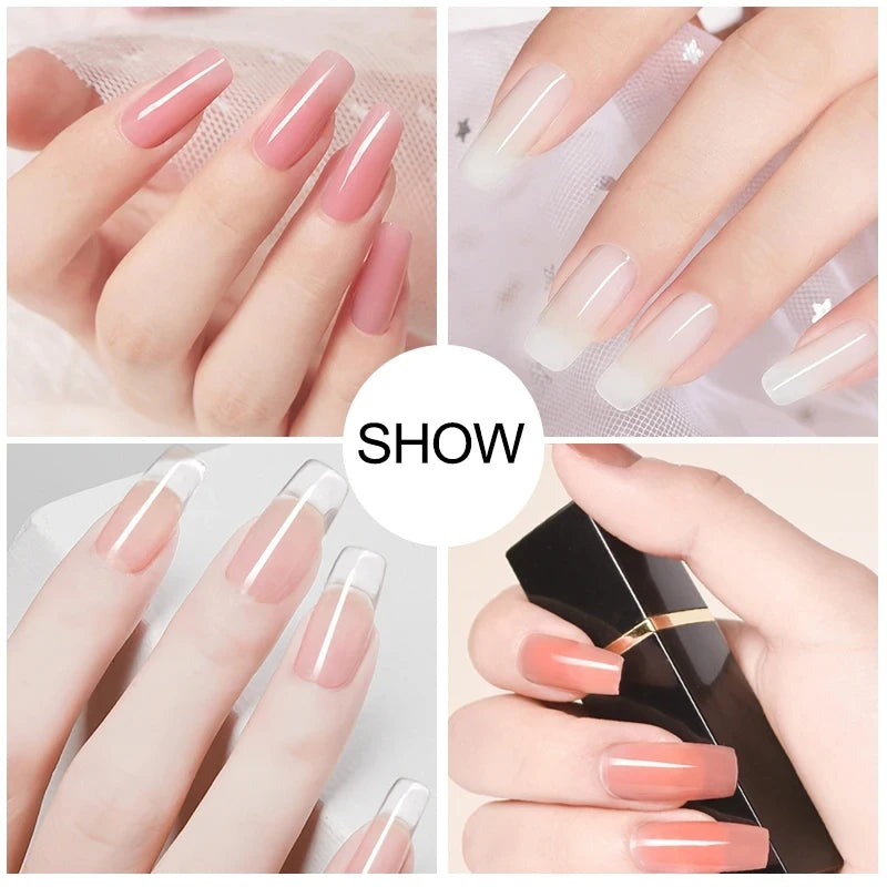 Kit de esmalte em gel com lâmpada UV para unhas, máquina elétrica de furadeira para unhas, kit de base e acabamento para unhas em gel Soak Off