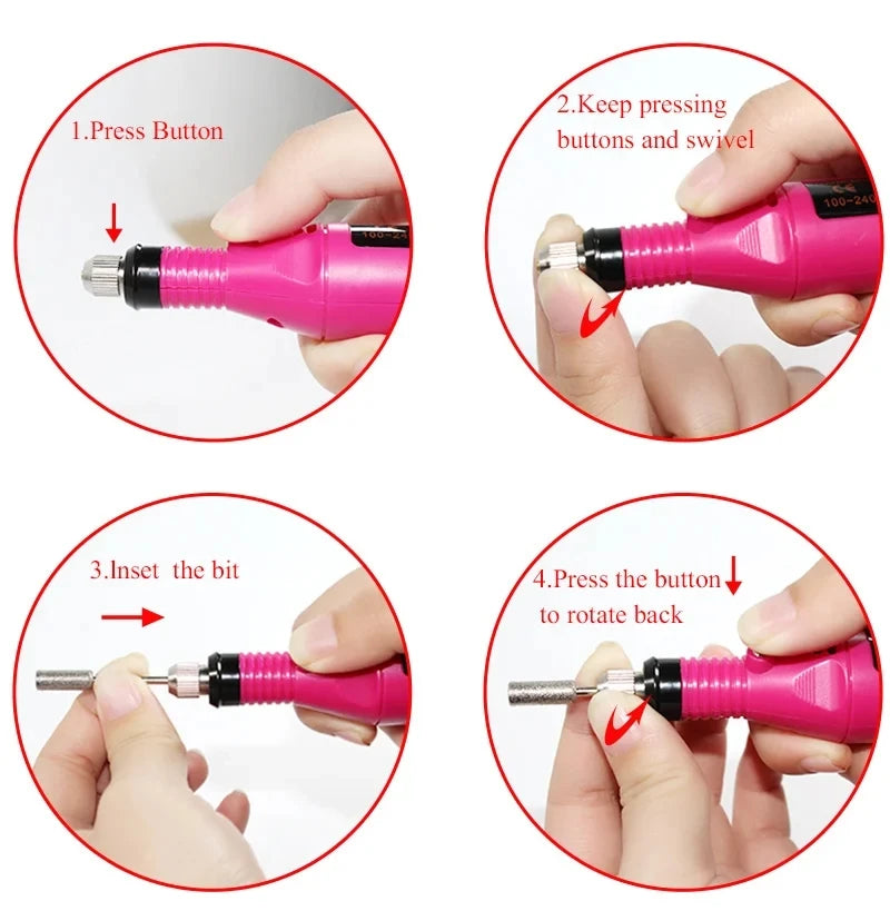 Kit de esmalte em gel com lâmpada UV para unhas, máquina elétrica de furadeira para unhas, kit de base e acabamento para unhas em gel Soak Off