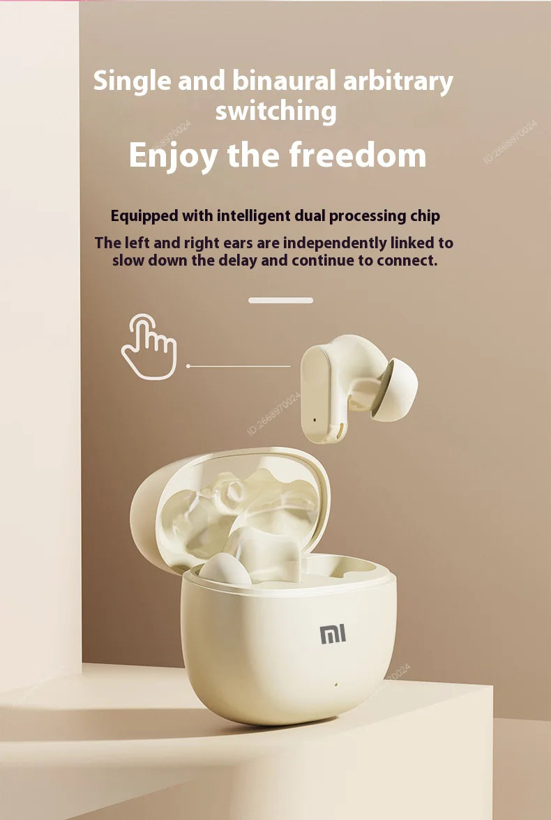Xiaomi Wireless Bluetooth Earbuds In-Ear Noise Cancelling Secure Fit for Sports Hi-Fi Sound Long Battery Life Perfect for Life