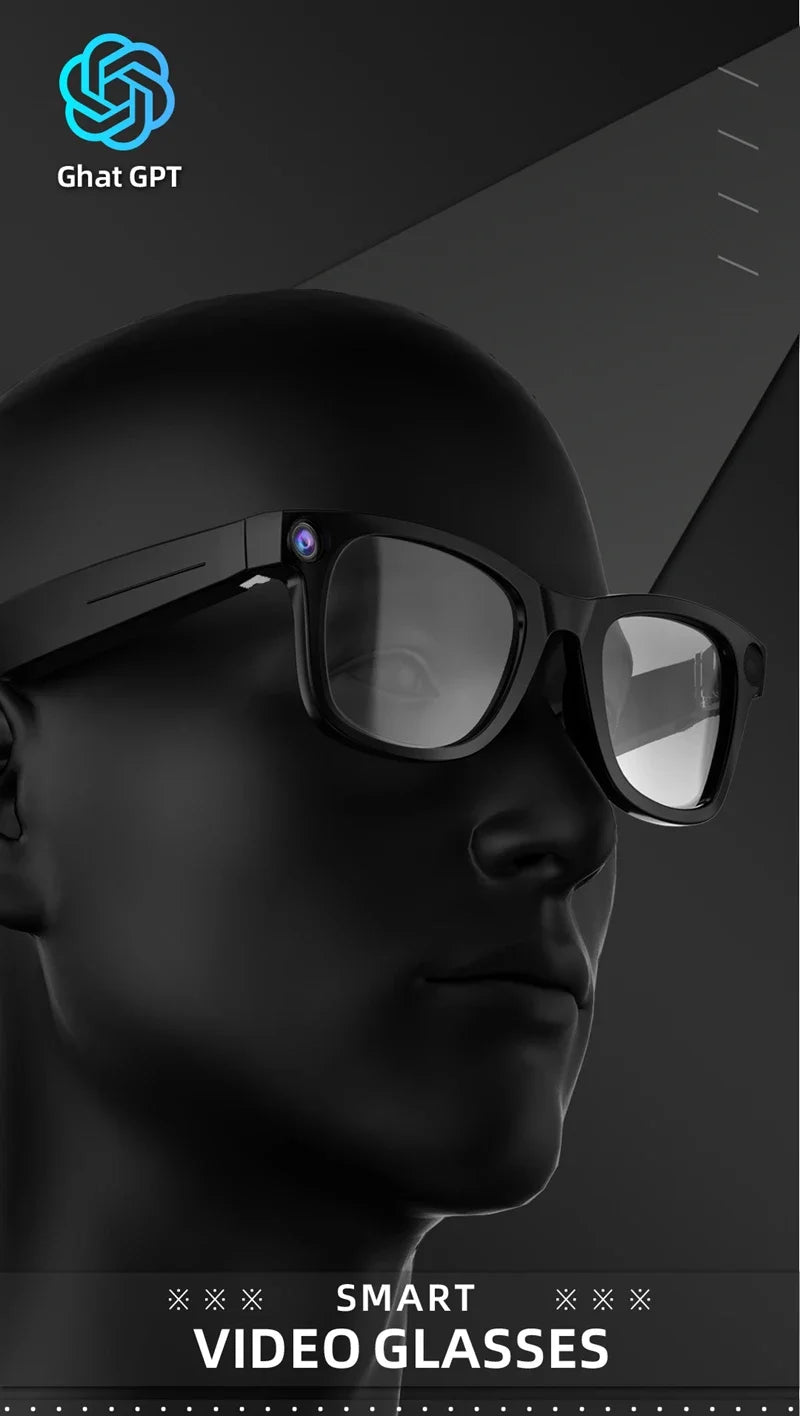 Xiaomi 4K Smart AI Glasses 800W pixel AI Shooting Camera HD Photo Video Voice Call Translation Waterproof Bluetooth AI Glasses