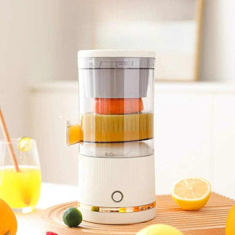 Um liquidificador mini portátil, recarregável via USB, automático e multifuncional que pode facilmente alcançar a separação de resíduos.