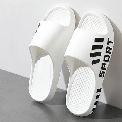 Chinelos masculinos de verão — modelo fashion para uso interno e externo, sandálias estilo flip-flop, sola grossa, antiderrapante, ideais para praia, banho e lazer.