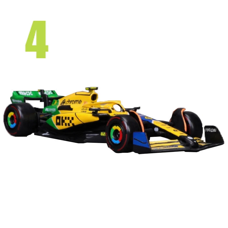 Carro de Brinquedo Mercedes-AMG Petronas F1 Team W15 2024 #44 Hamilton #63 George Russell Alloy Car Die Cast Model Toy Collectible