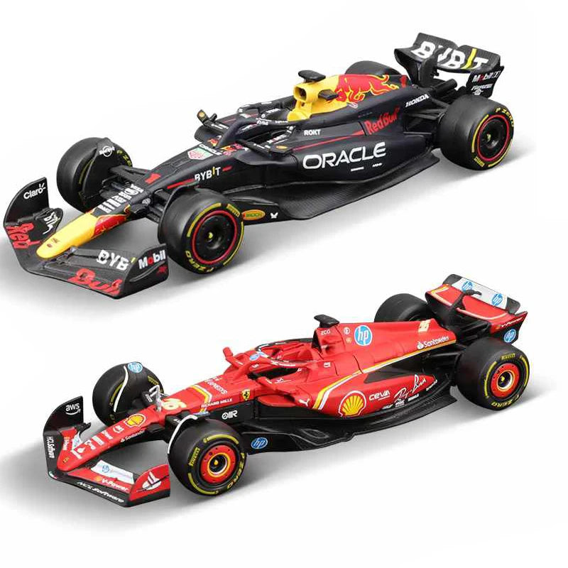 Carro de Brinquedo Mercedes-AMG Petronas F1 Team W15 2024 #44 Hamilton #63 George Russell Alloy Car Die Cast Model Toy Collectible