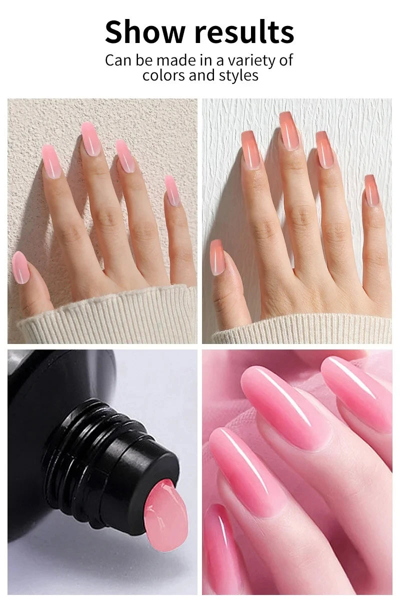 Kit de esmalte em gel com lâmpada UV para unhas, máquina elétrica de furadeira para unhas, kit de base e acabamento para unhas em gel Soak Off