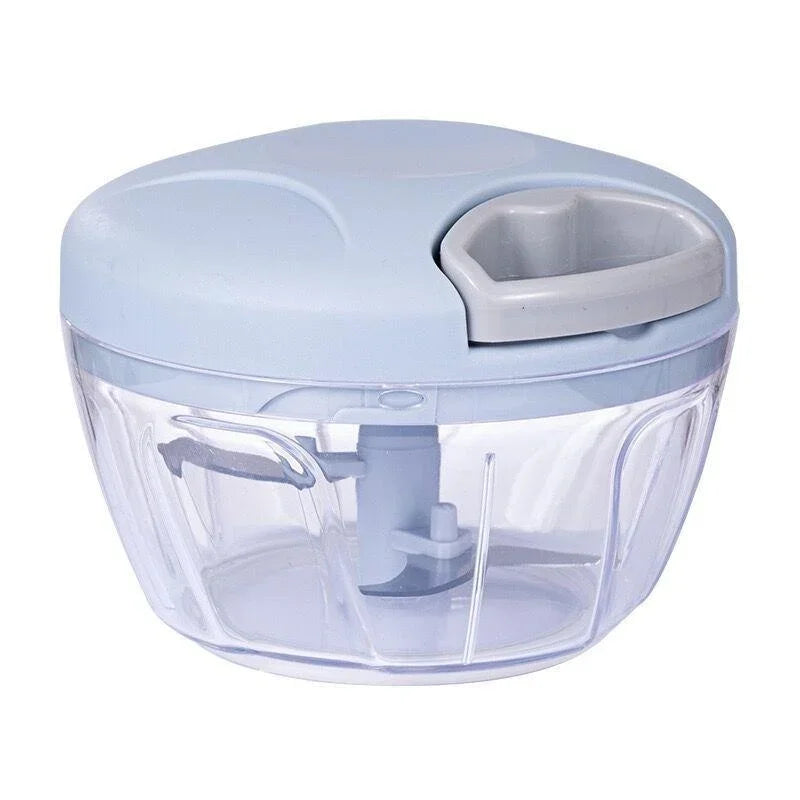 Moedor de carne manual 500/900ml, picador de alho giratório, triturador de alho, cortador de vegetais e cebola, acessórios de cozinha