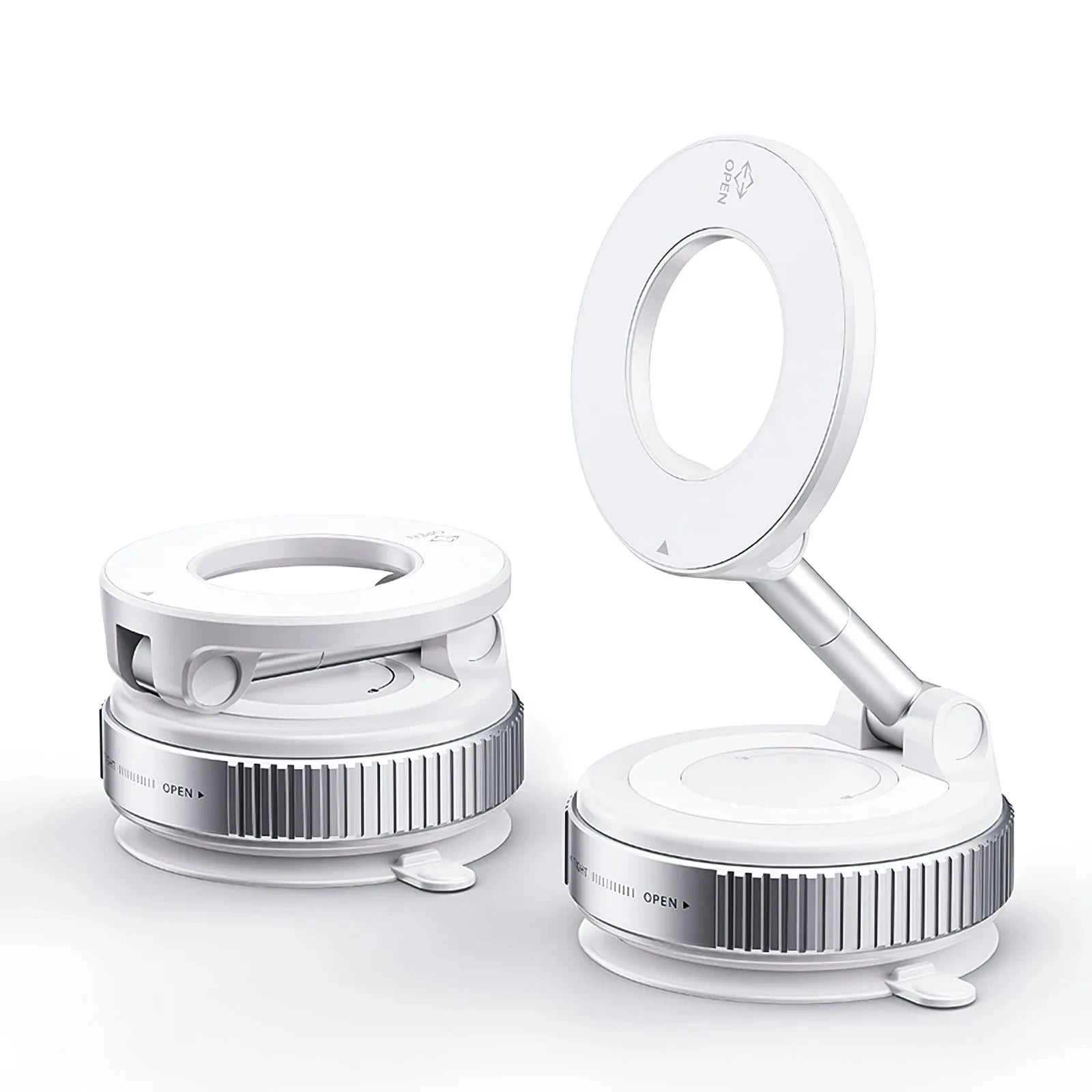 Suporte magnético para telefone de carro, ventosa mecânica a vácuo, rotação de 360°, suporte de adsorção magnética, navegação, suporte universal
